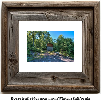 horse trail rides near me in Winters, California